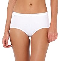 Sloggi Basic+ Midi 4p Slip, Bianco (White)