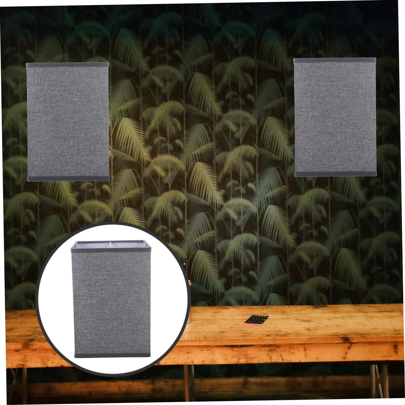 Baluue Lampada Paralume In Lino Paralume Rettangolare In Tessuto Lampadario Clip Sulla Copertura Della Luce Protezione Della Lampada Di Ricambio Per Lampada Tavolo Lampada