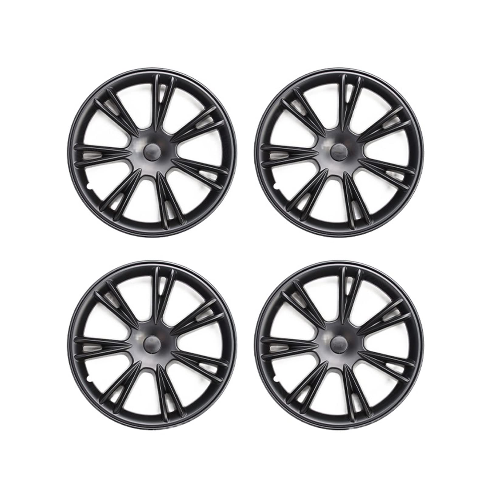 Photo 1 of **SEE NOTES** 4PCS Compatible with Tesla Model Y Hub Cap Performance Replacement Wheel Cap 