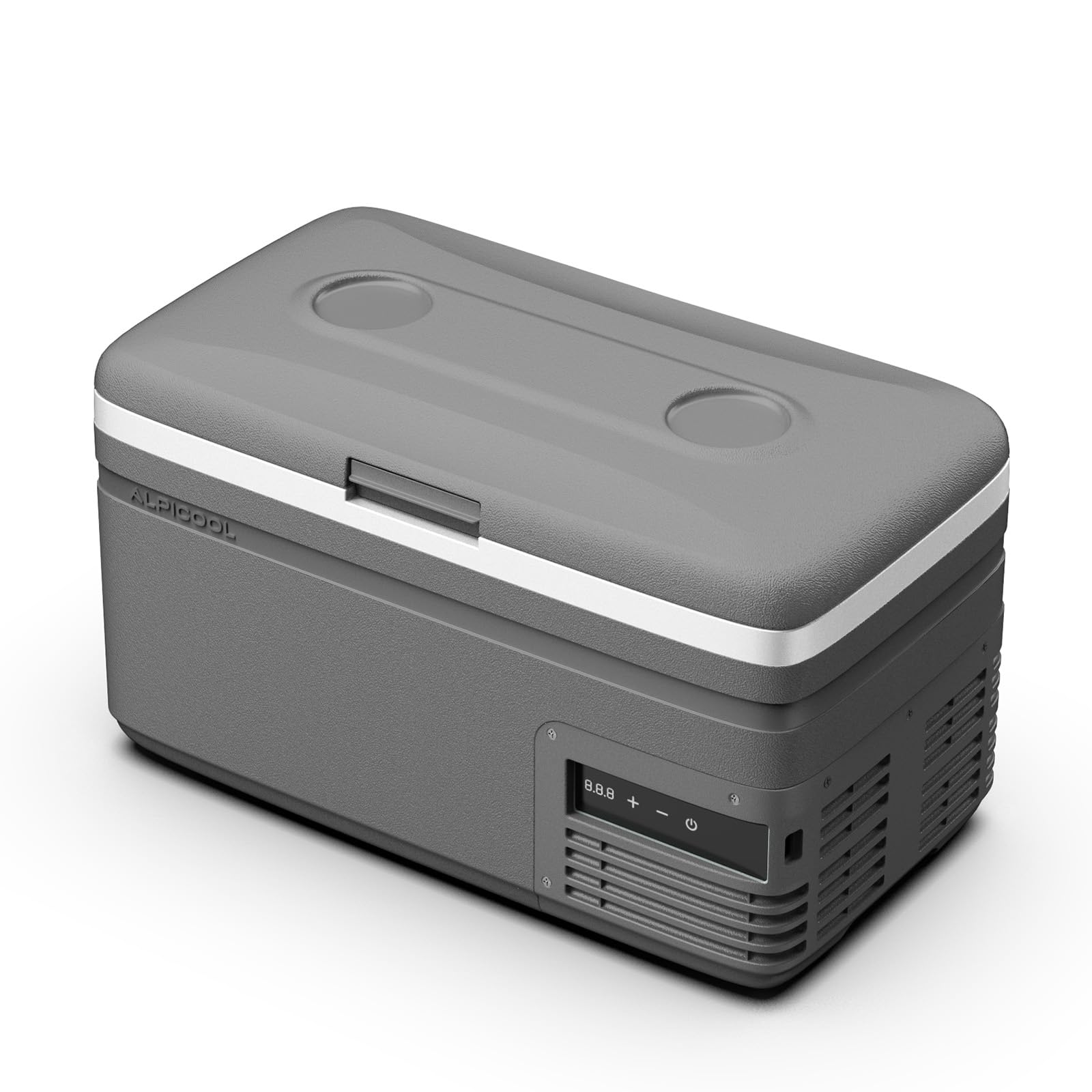 Alpicool MG15 Mini Portable Freezer, 12 Volt Car Refrigerator, 16 Quart Fast Cooling, with 12/24V DC and 100-240V AC for Outdoor, Camping, RV, Truck