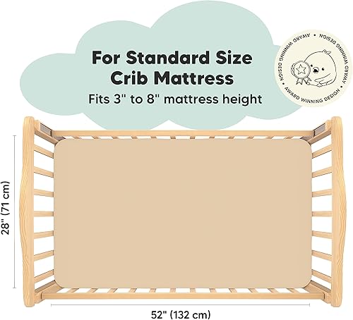 Miniatura 2 de KeaBabies Paquete de 2 sábanas orgánicas para cuna para niños, niñas y paquete de 2 sábanas de viscosa de bambú para niños y niñas, sábana bajera