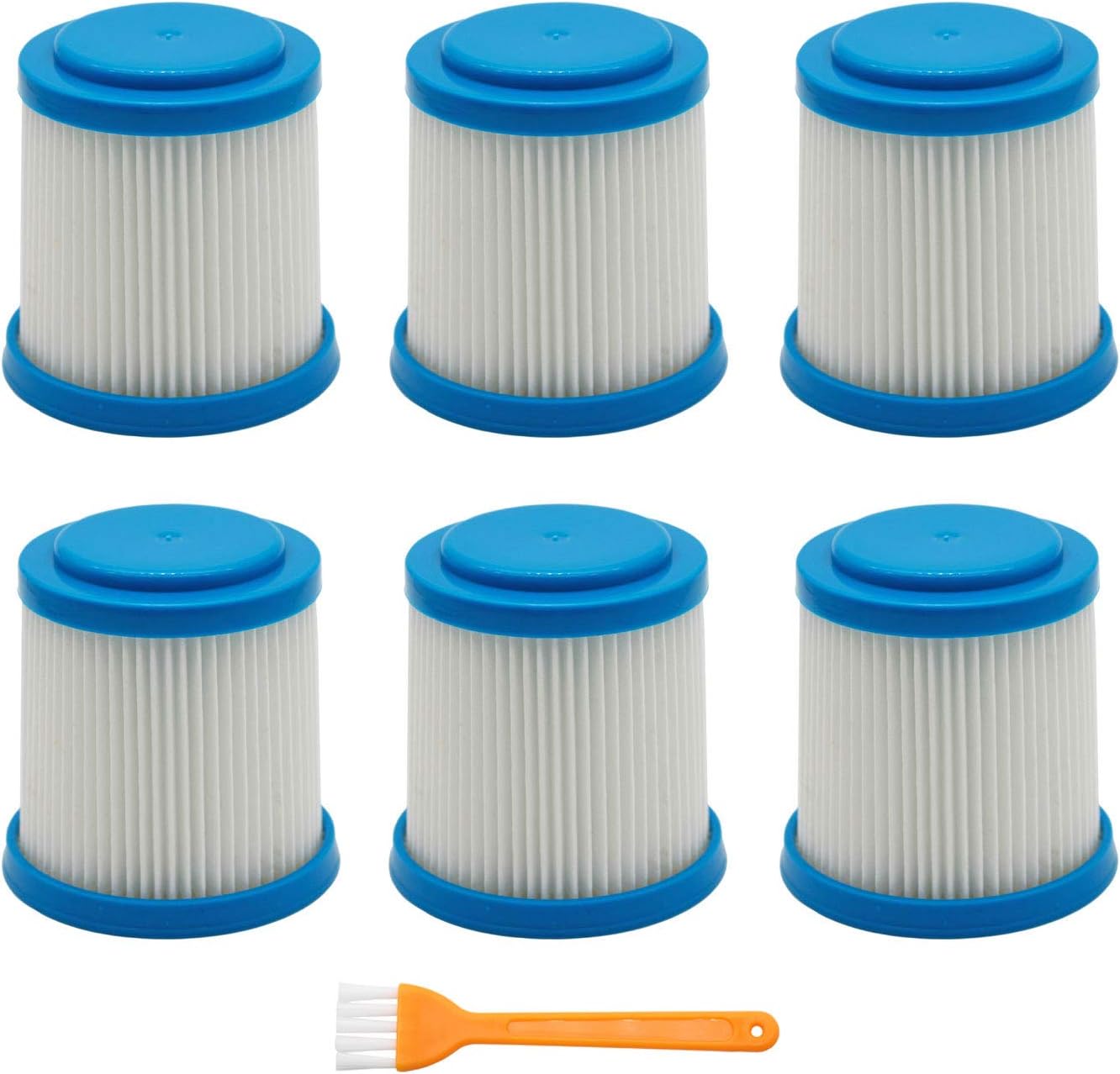 6 Packs VPF20 Replacement Filters for Black and Decker Smartech Pet 2-in-1 Stick Vacuum