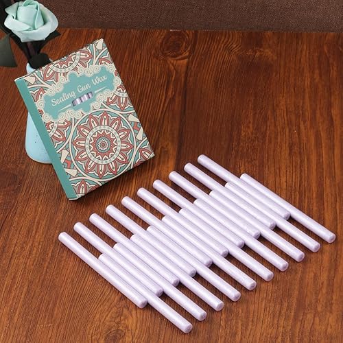 Miniatura 8 de 40 barras de cera negra, 40 varillas de cera de sellado de pistola de pegamento prémium para sello de cera, perfectas para invitaciones de boda,