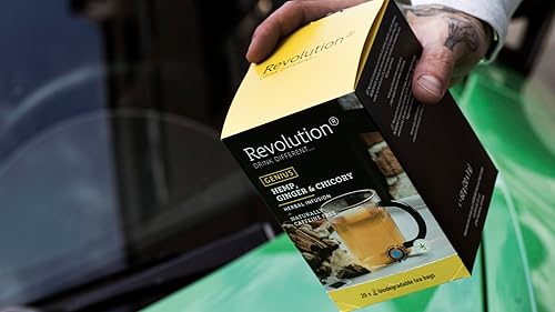 Miniatura 4 de Revolution Tea GENIUS - Té de cáñamo de cáñamo, jengibre y achicoria - Mezcla energizante con un toque