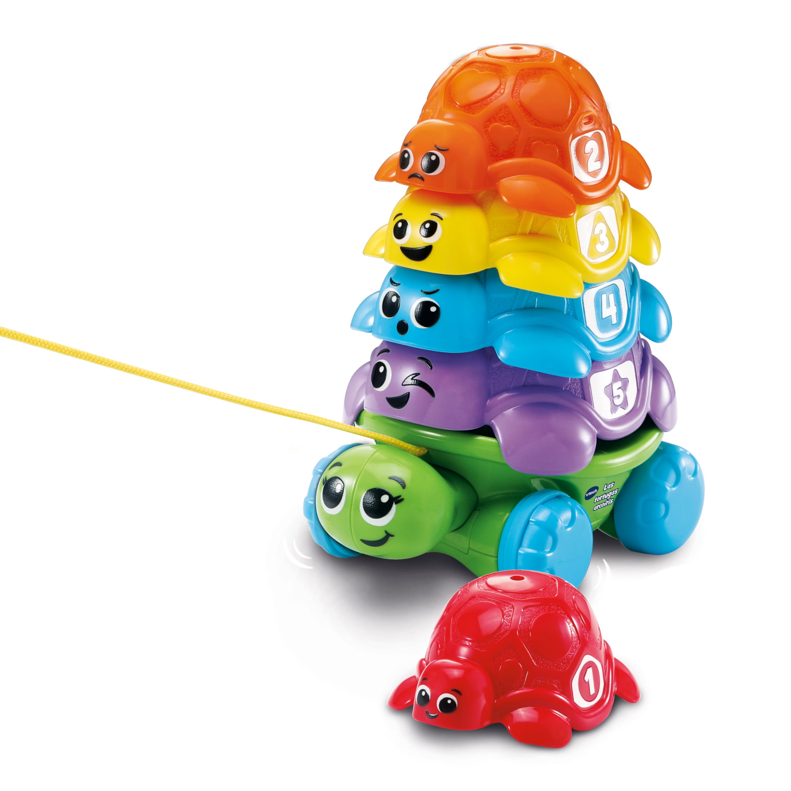 VTech - Colorful Stackables The Rainbow Turtles, v. Spanish (80-609322)