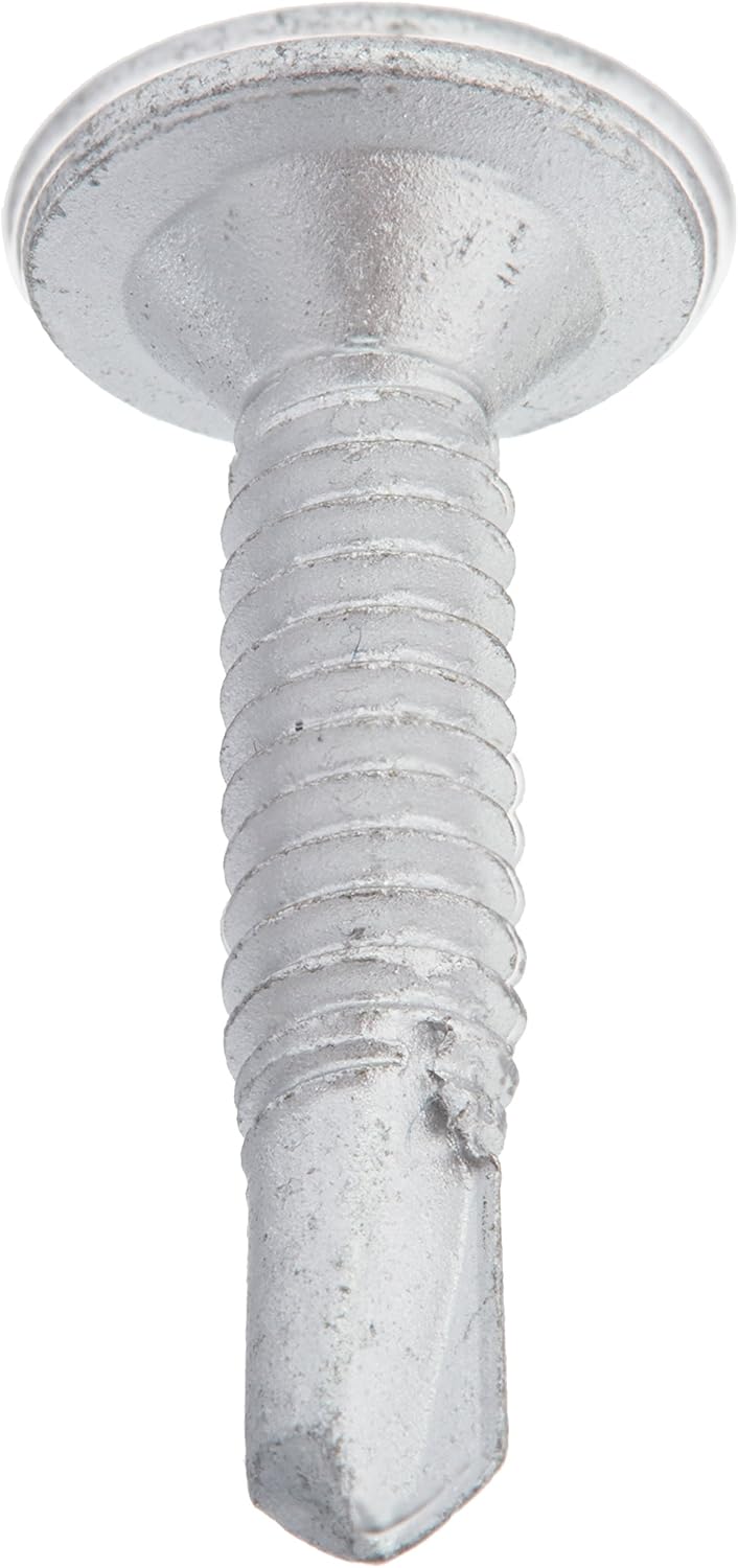 The Hillman Group 560661 10-24-Inch x 1-Inch Wafer Head Phillips Self Drilling Screw, 100-Pack
