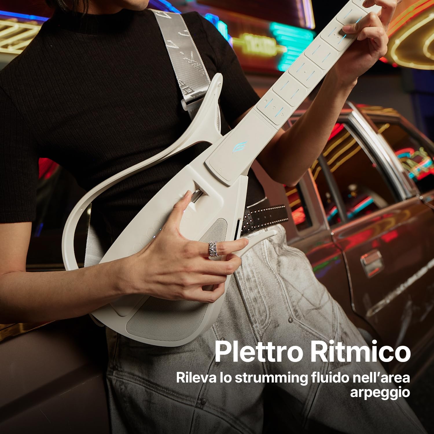 Modulo Plettro per Chitarra Nero Enya Cyber-G