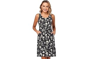 Summer Skull Witchy Dress