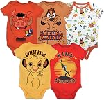 Disney Lion King Enfants nouveau-nés 5 Costumes à manches courtes