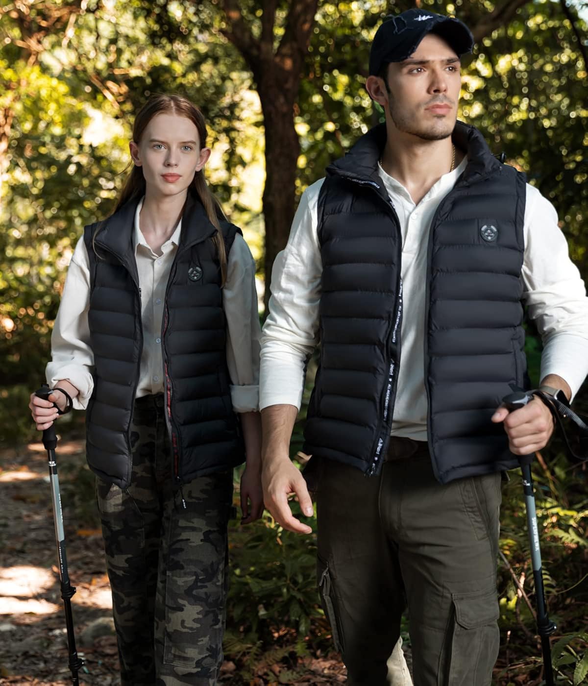 Miniatura 7 de iHood Chaleco térmico para hombre con batería, chaleco térmico para hombre con capucha térmica retráctil, chaquetas térmicas lavables para hombres