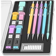 Mr. Pen- Pastel Mechanical Pencil Set, 5 Mechanical Pencils 0.3, 0.5, 0.7