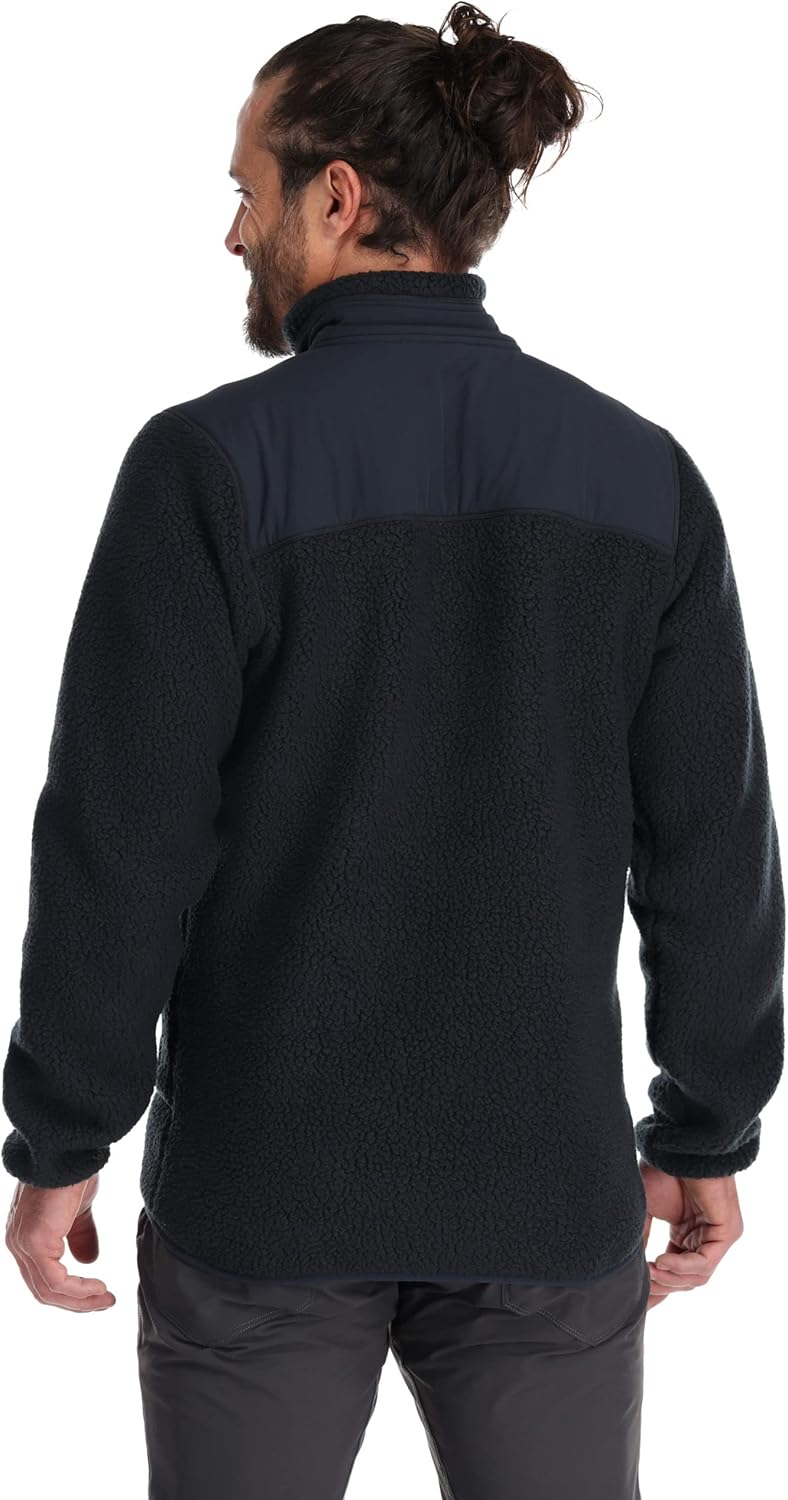 Rab Men's Outpost Lightweight Fleece Jacket for Hiking and Climbing - Beluga - Medium