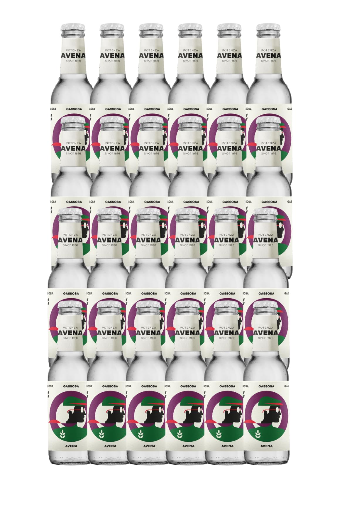 Gassosa Avena Bevande 24x200 ml, bibita analcolica, made in italy