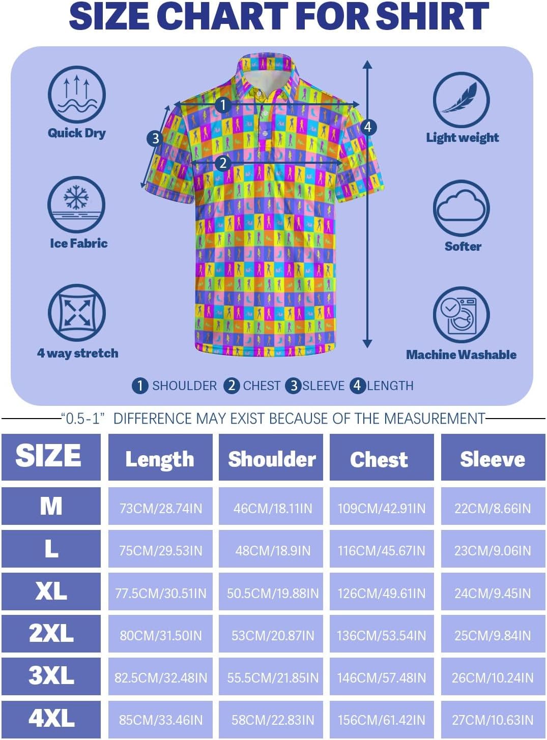 Golf Polo Shirts for Men Athletic Golf Polos Short Sleeve Performance Golf Shirts