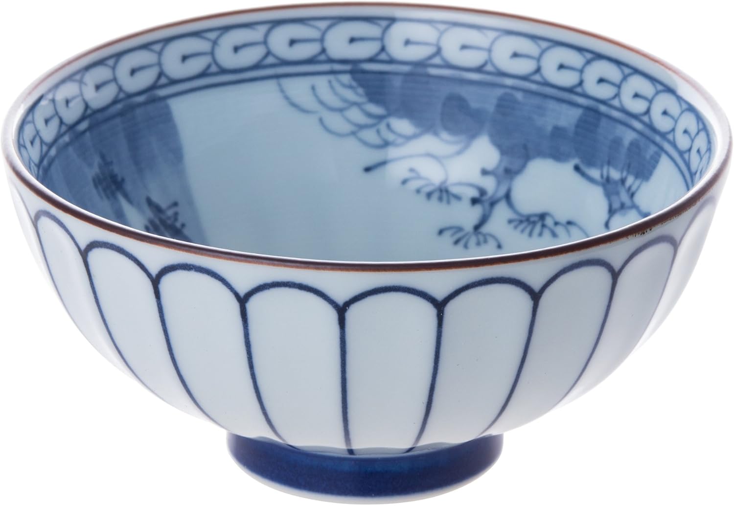 RAO3Z Arita Ware Kikuzori Sansui Rice Bowl (Small)