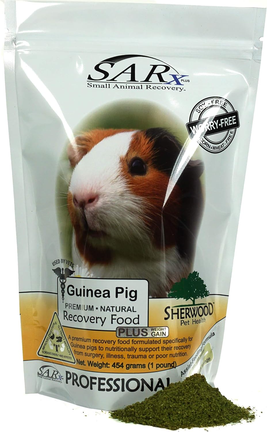 Sherwood Pet Health Recovery Food for Guinea Pigs, SARx Plus Soy-Free (Compare to 'Critical Care') (454 Grams)