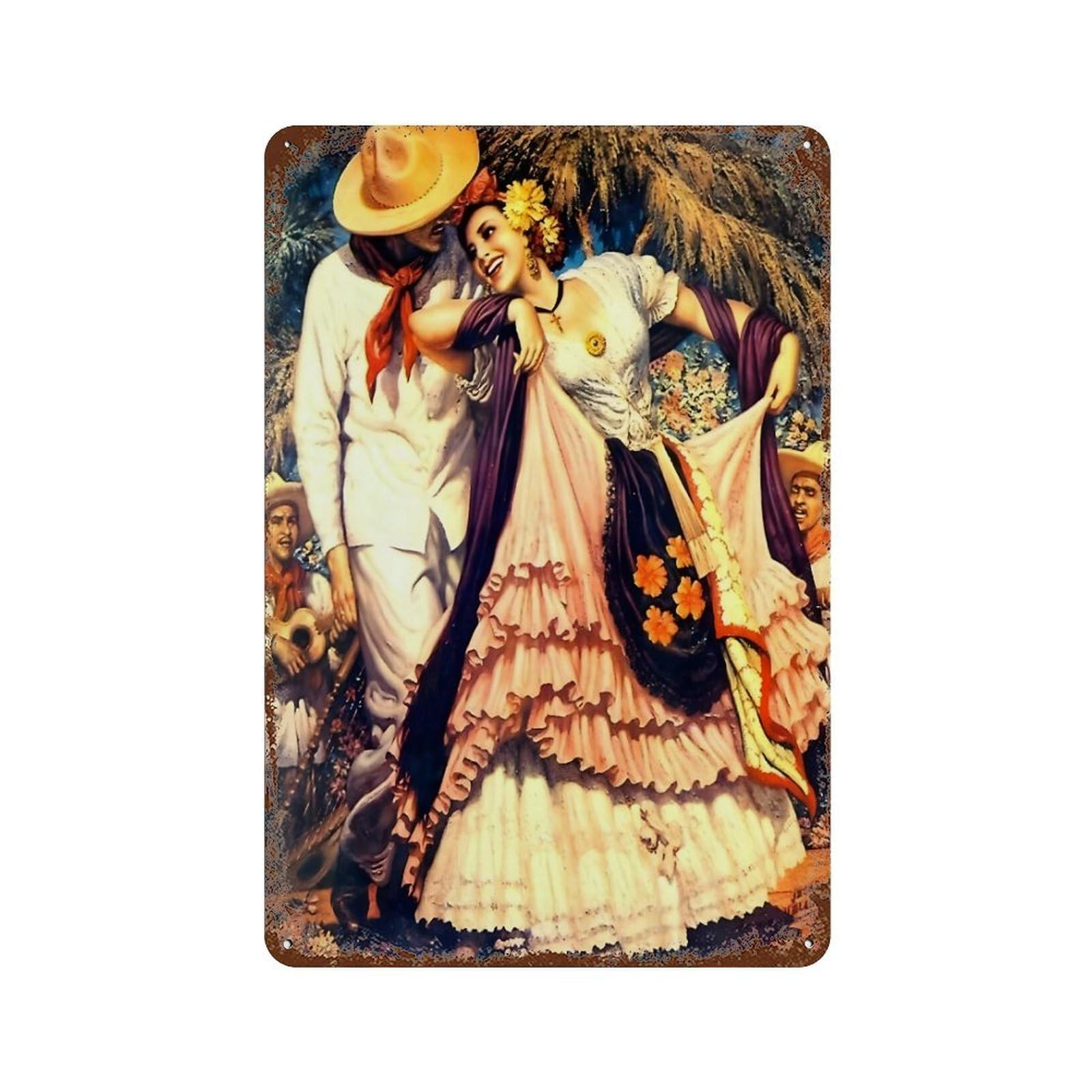 xiaoxiaoshen Jesus Helguera Mexican Painter (2) Wall Decor Art Metal Tin Poster Modern Home Decor Art Home Bar Shop Decorations Vintage Sign 30x20cm