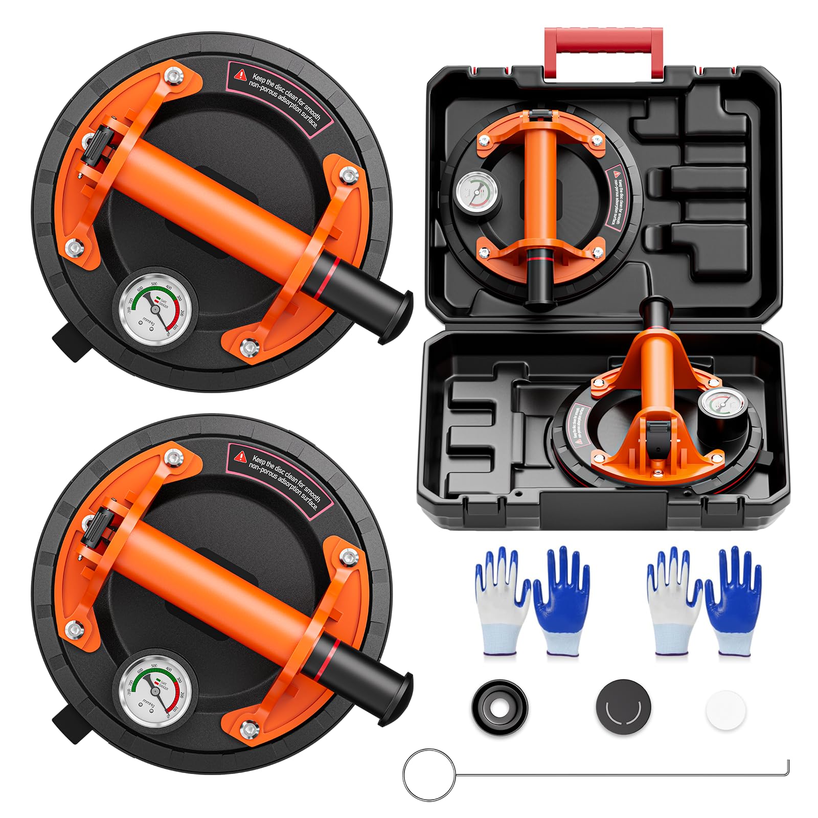 Snapklik.com : SPECILITE 8" Heavy Duty Glass Suction Cups 2 Pack