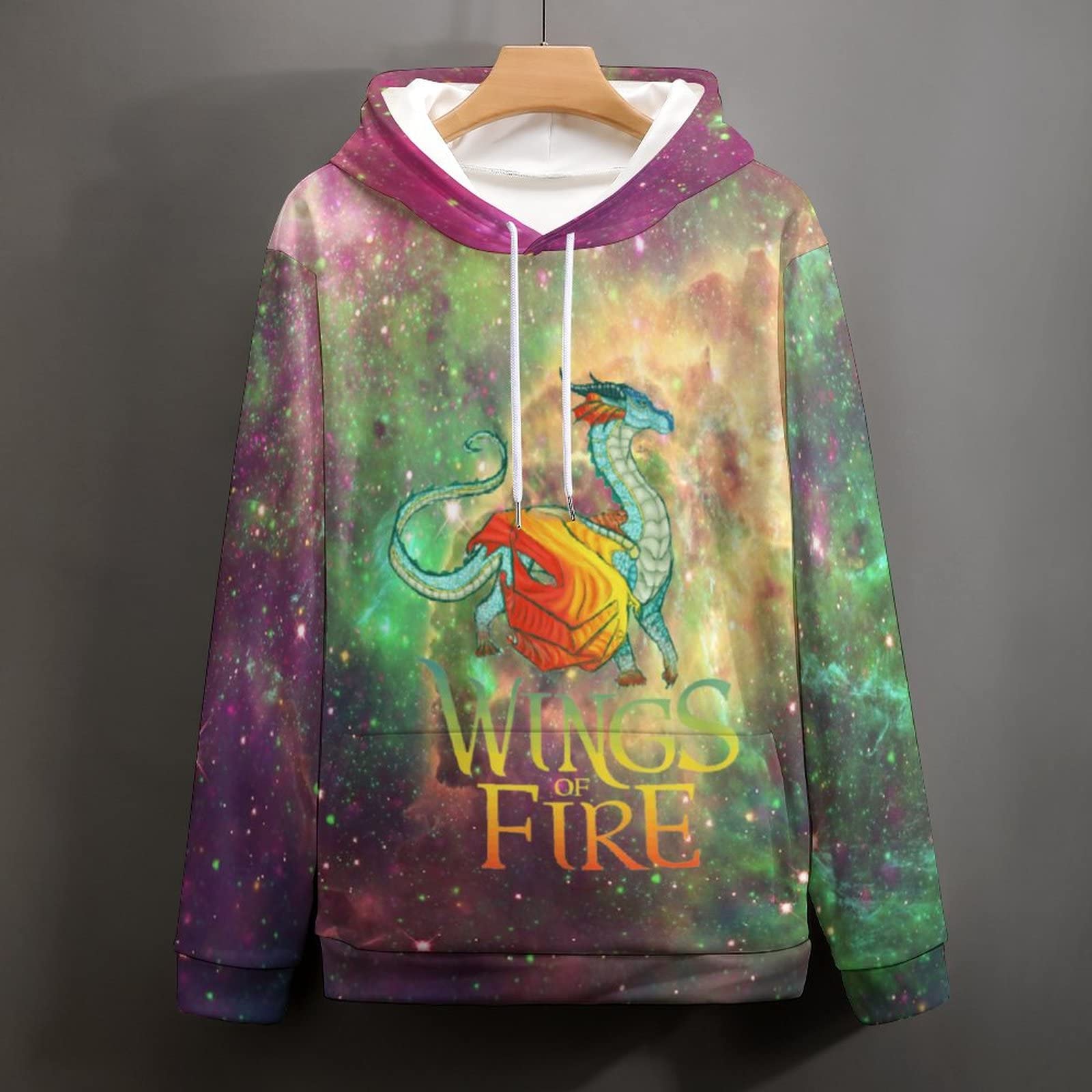 Amazon.com: TZHIMEI Adult Hoodie Fire Dragons Wings Fashion