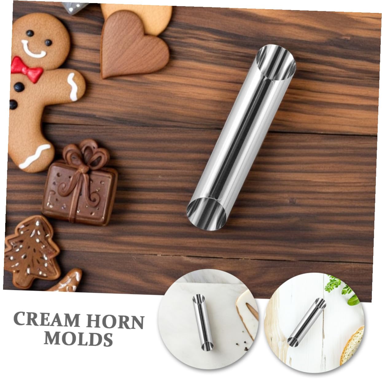 Alipis 35pezzi Stampo per Cannoli in Acciaio Inox Design Spirale Cava per Croissant Danesi Uniformi per Pasticceria Fai da Te