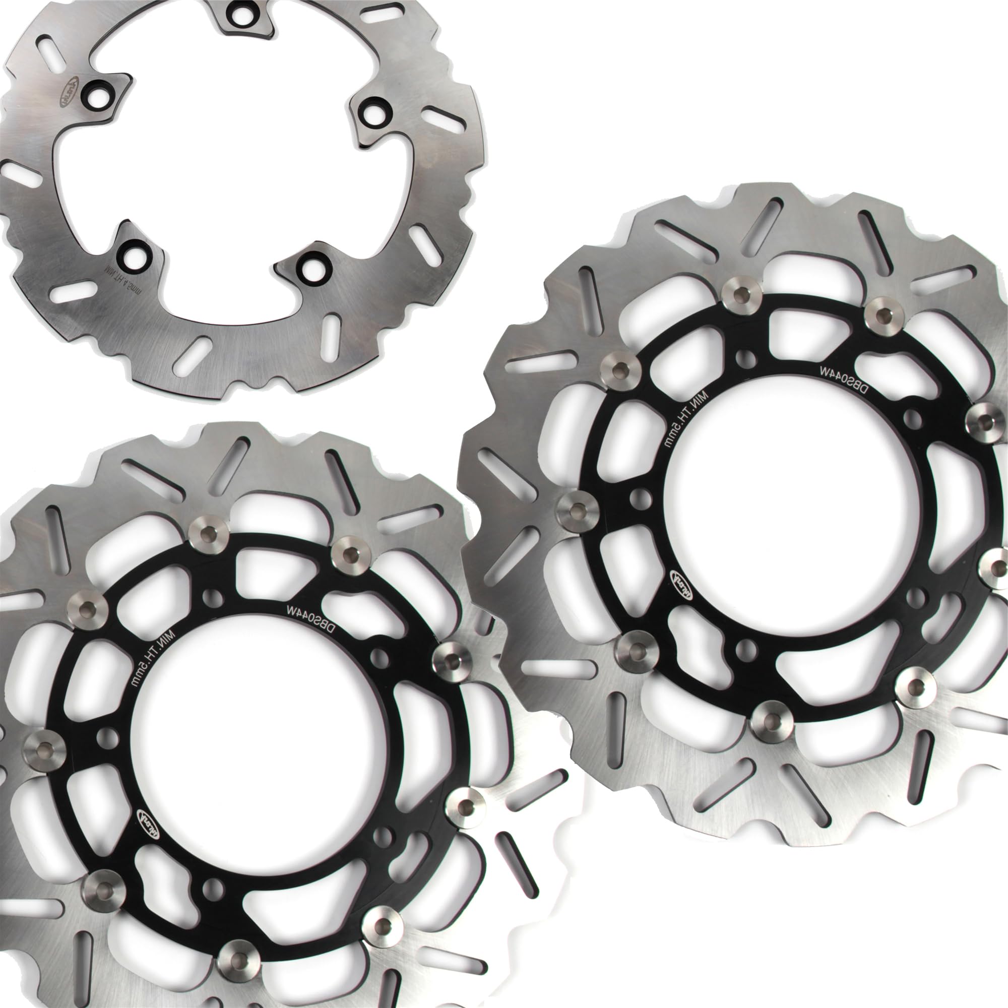 Disco Dischi Freno Anteriore Posteriore Rotore per Suzuki GSF 650 BANDIT ABS 2011-2014 Disks Accessori per motori GSF650 BANDIT650 GSX650F GSX1250FA GSX 1250 FA Nero 2012 2013