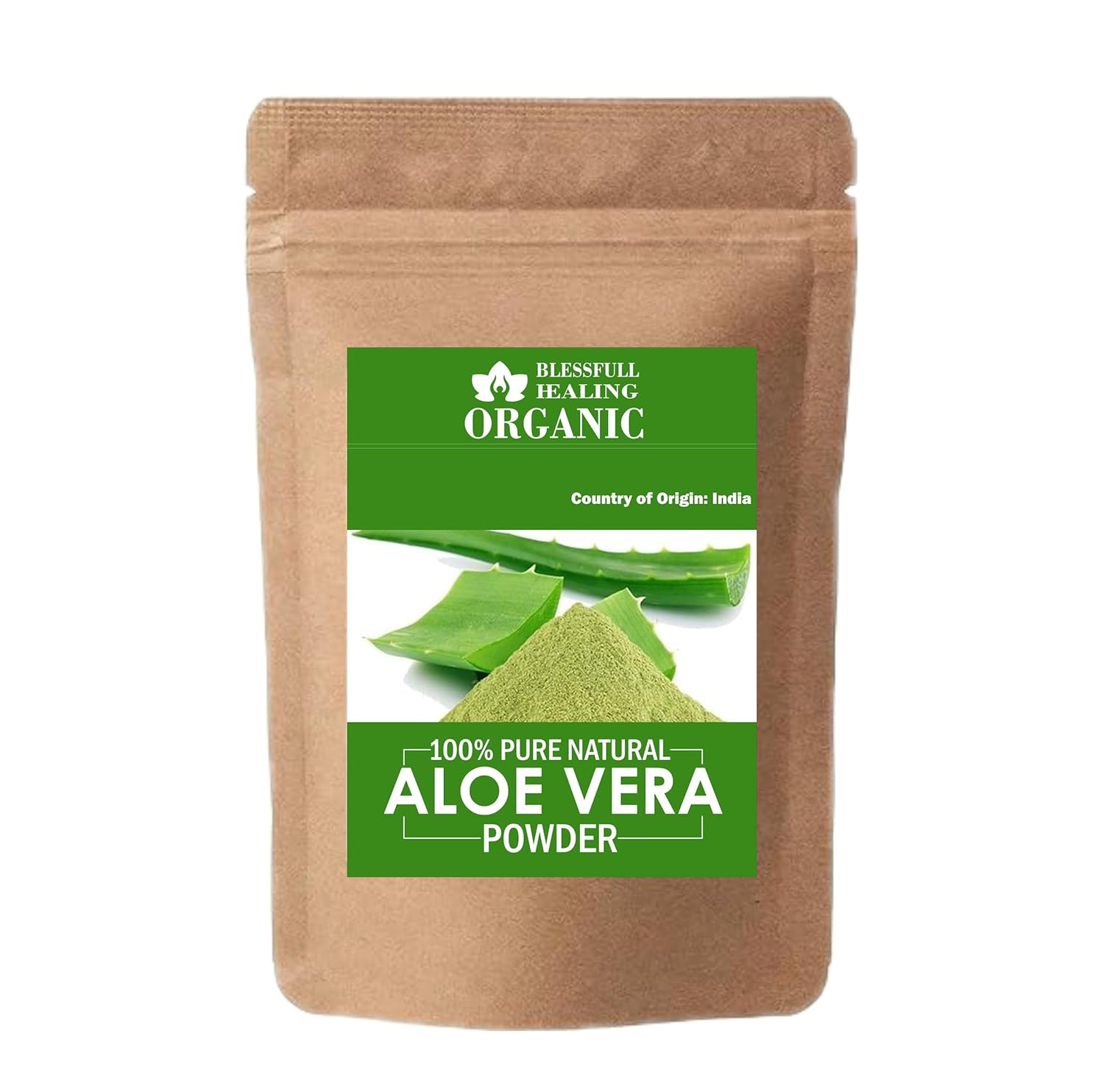 Blessfull Healing Luxury 100% Pure Natural Aloe Vera Powder | 100 Gram / 3.52 oz