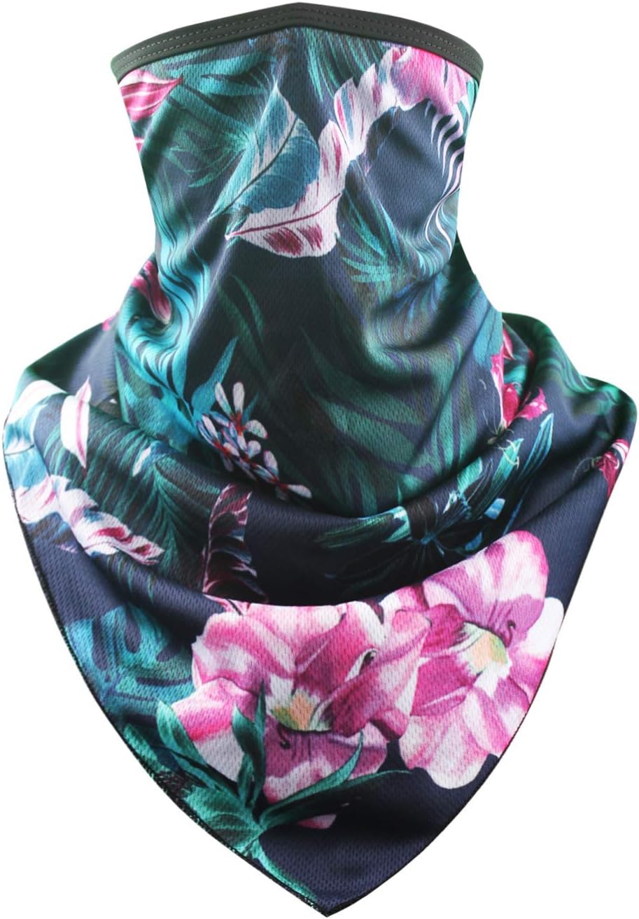 JPOJPO Unisex Face Scarf Cover Mask Sun Bandanas for Fishing Motorcycle Running Fire Headwear