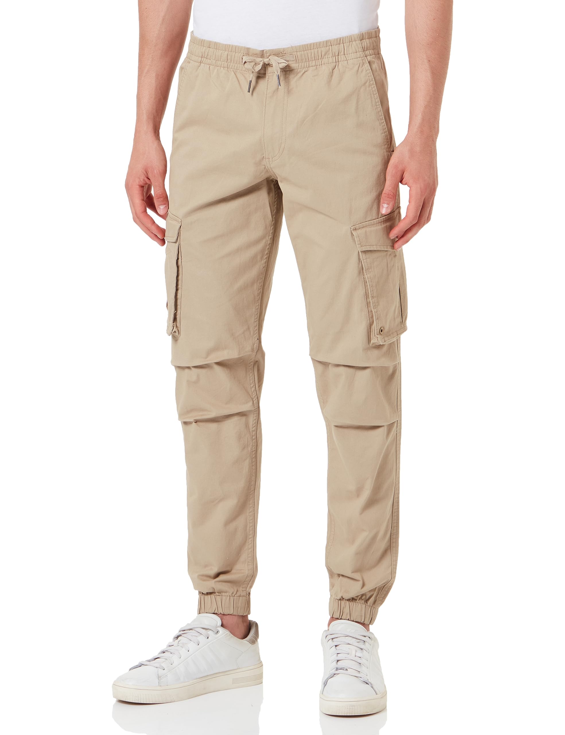JACK & JONES Men's Jpstkane Jjnoah Cuffed Jogger Ana Noos, Twill, L