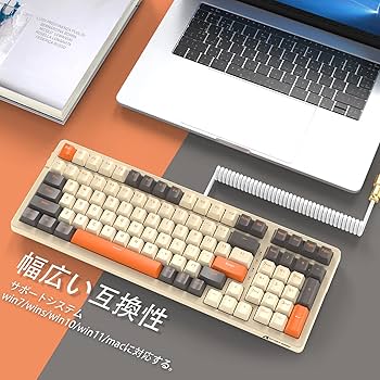 Amazon | A.JAZZ x ATTACK SHARK K98 ゲーミングキーボード 有線