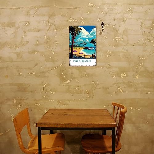 Miniatura 6 de Funny Signs Poster 8x12inch Aluminum metal Tin Sign Poipu Croatia Wall Art Decoration Painting For Home Room Office Decor