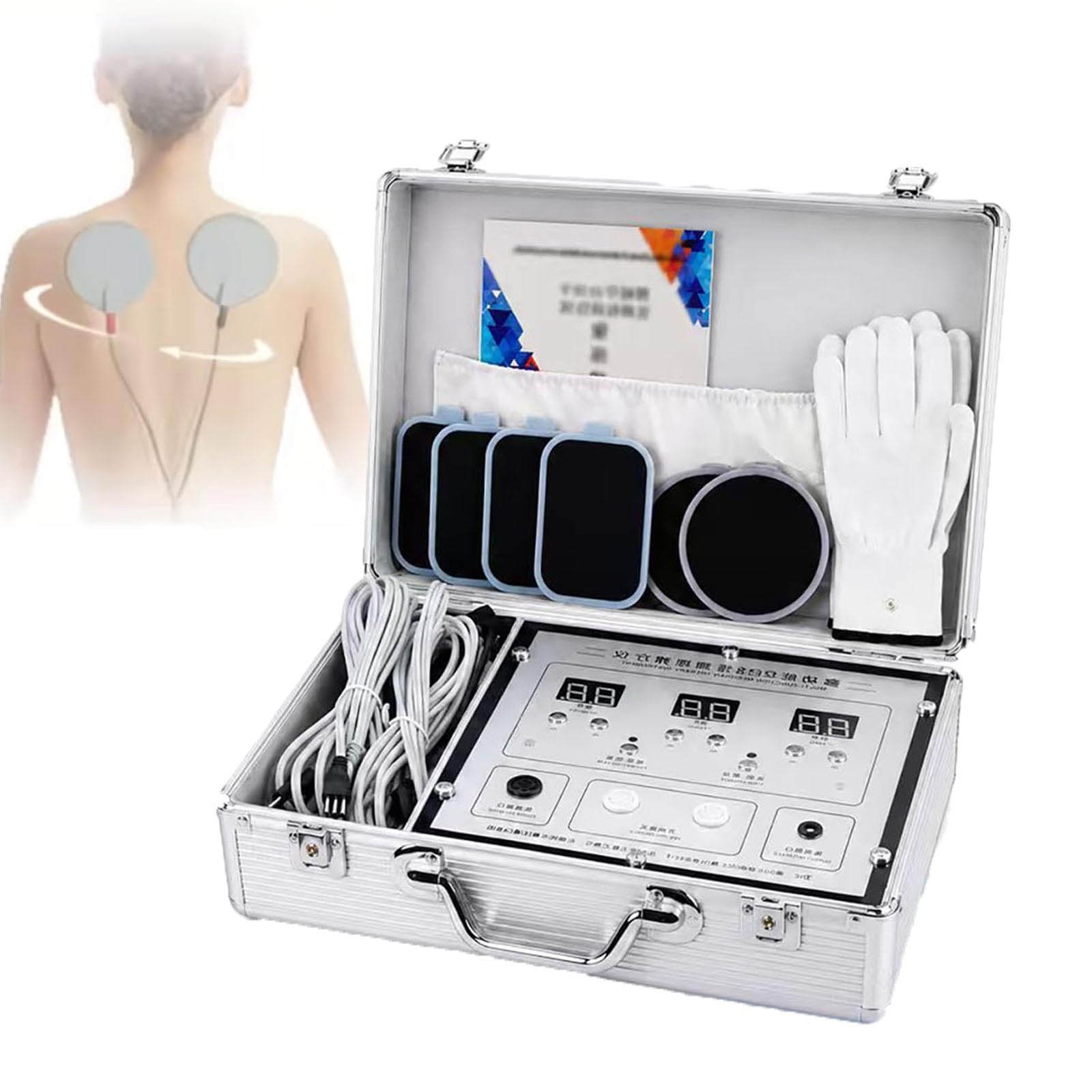 Dispositivo Di Elettroterapia Multifunzione Meridian, Massaggiatore Bioelettrico Dds Con Elettrodi Tens Eco for Il Rilassamento Corporeo, Stimolatore Muscolare for Il Sollievo