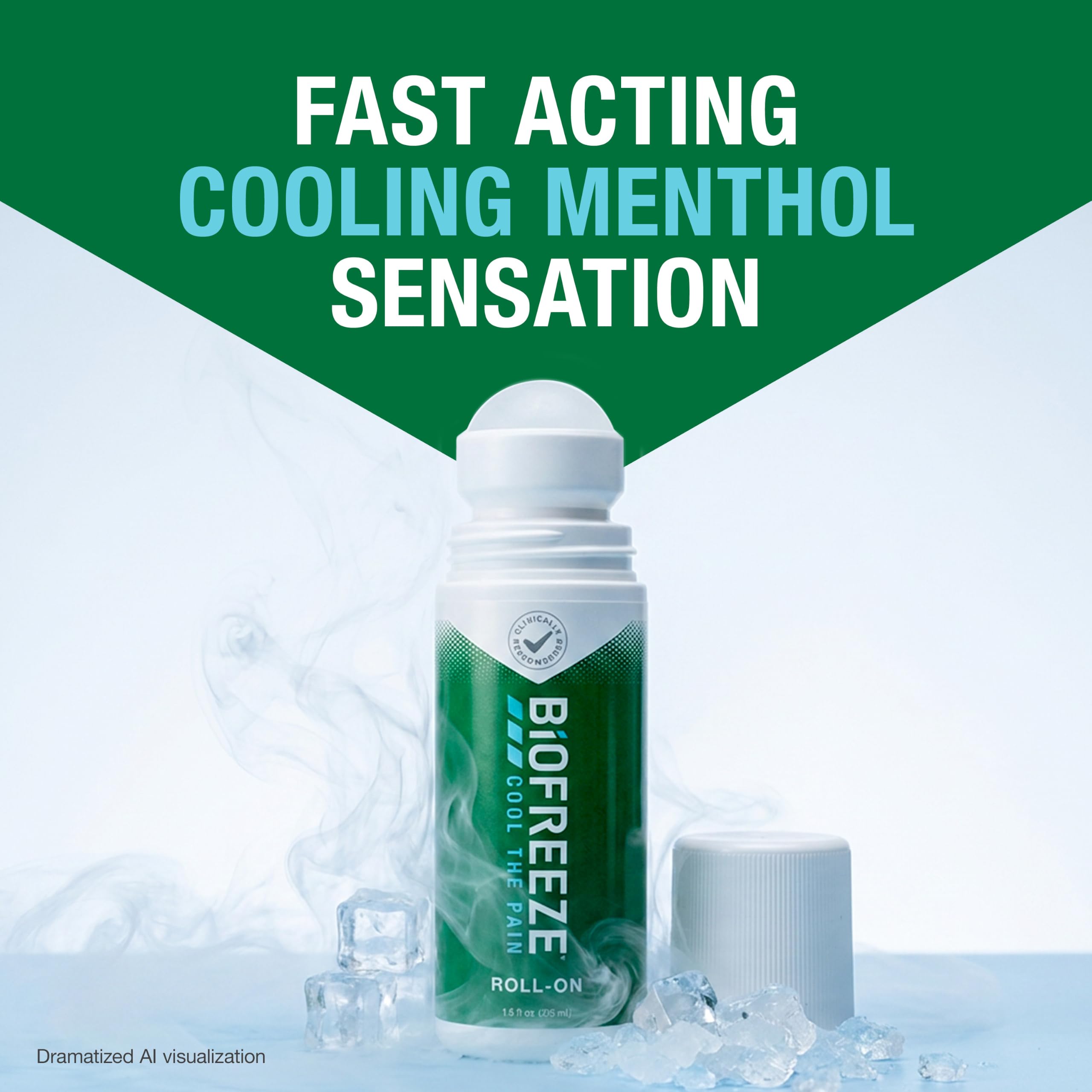 Biofreeze Pain Relief Roll On, Cooling Menthol Relief, 3 FL OZ (3 Pack) — Amazon image 7