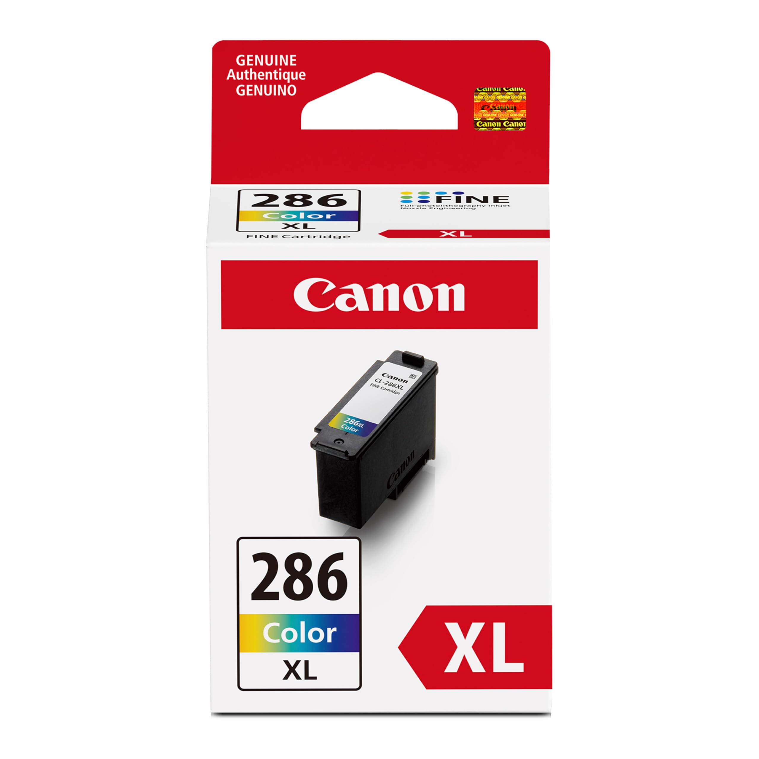 Canon CL-286 XL Genuine Color Ink Cartridge, Compatible with TR7820, TS7720/7722