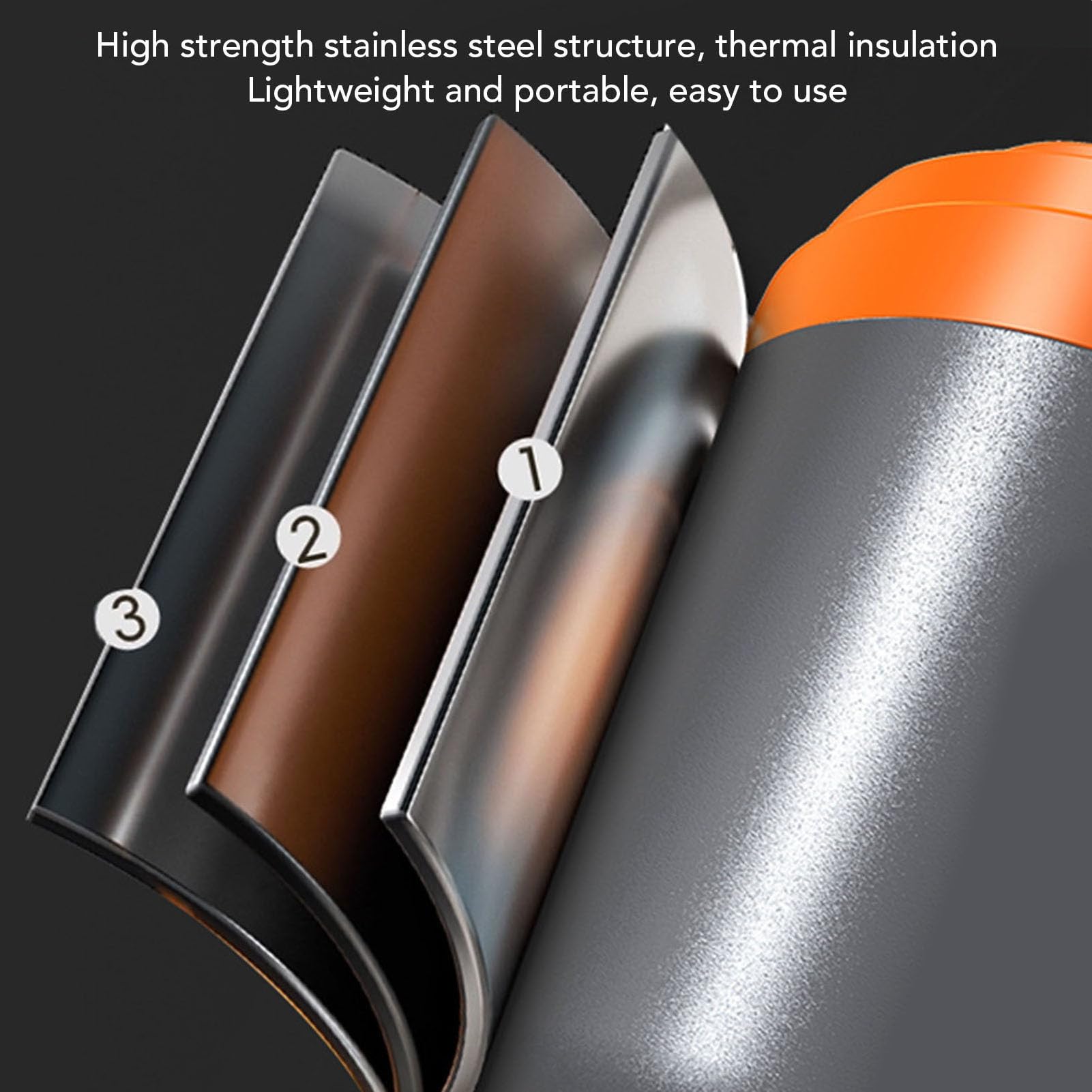 SIXRUN Portátil, Taza Térmica de Acero Inoxidable para Extracción de Café con Función de Elaboración Eléctrica, Capacidad de 600ml para Uso en Viajes y Automóvil