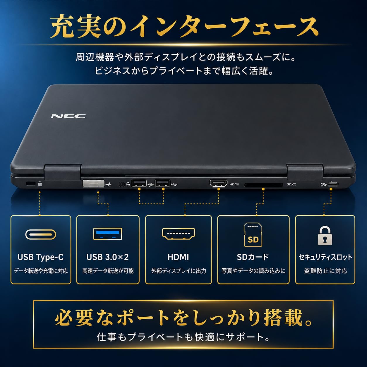Amazon.co.jp: 【整備済み品】ノートパソコン NEC VersaPro VH 12.5型
