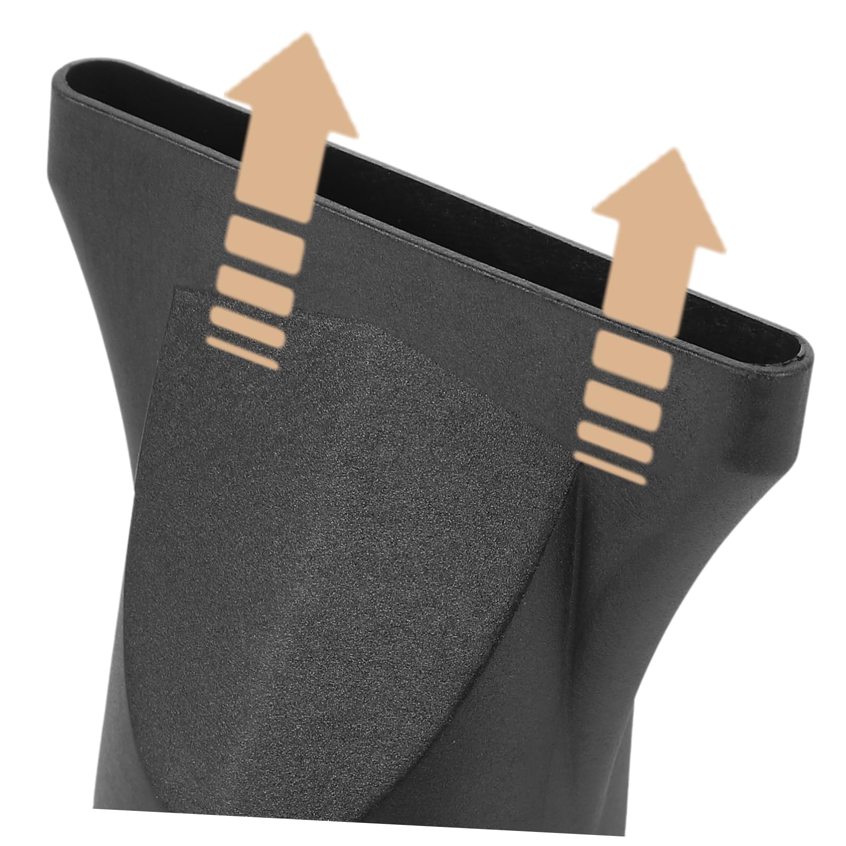 Boquilla difusora universal para secador de pelo, accesorio de nailon negro para un mejor estilo y control del encrespamiento, se adapta a secadores de pelo de 1.57 a 1.89 pulgadas 7
