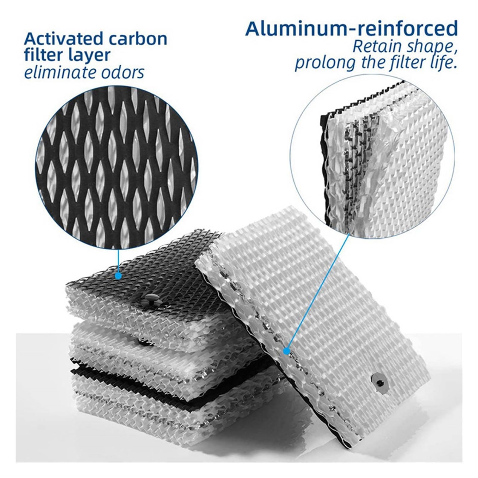 Reemplazos de filtro E de mecha de humidificador, Compatible con Holmes, humidificadores HWF100-UC3 Bionaire BWF100, 8 Uds.