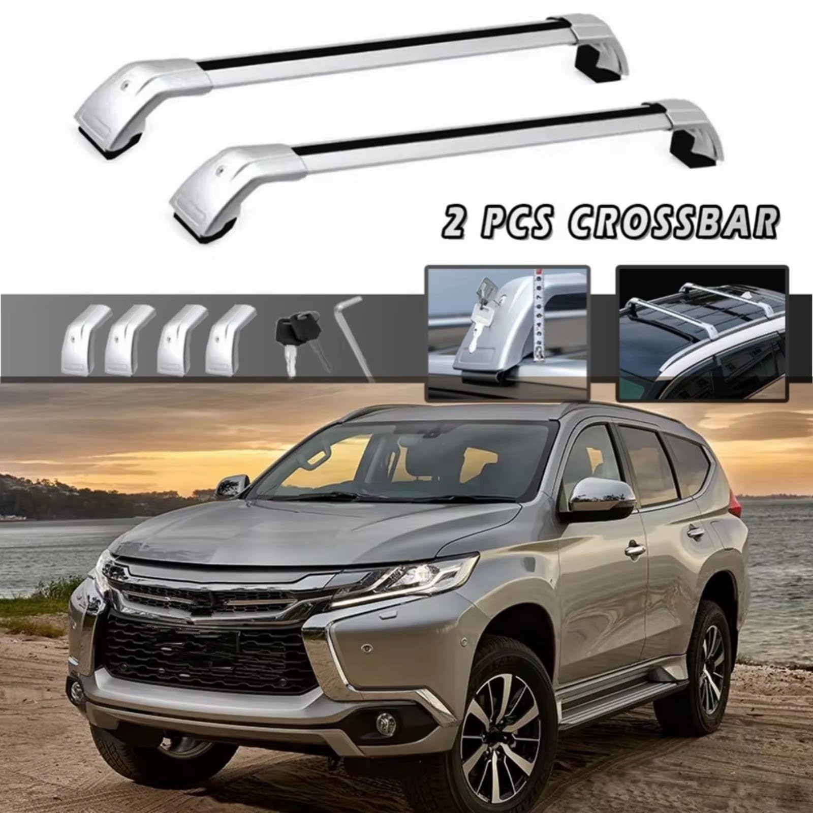 Portaequipajes Vehículos para Mitsubishi para Pajero Sport 2016+