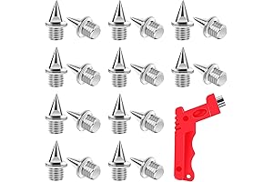 Premium 20pcs Hard Steel Track and Cross Country Replacement Spikes