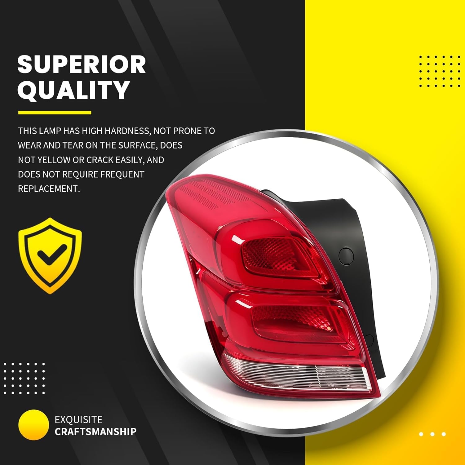 Left Tail Light Assembly Compatible with Trax LT/Premier 2017-2022 Rear Brake Light Back Lamp Driver Side 42750549 GM2800298‎ (Left)