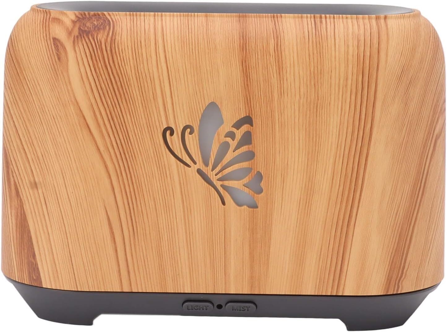 per Uso Domestico Umidificatore a Fiamma, previene la secchezza Umidificatore con diffusore di Fiamma 150 ml for Auto for Ufficio (Grana Chiara)(Light Grain)
