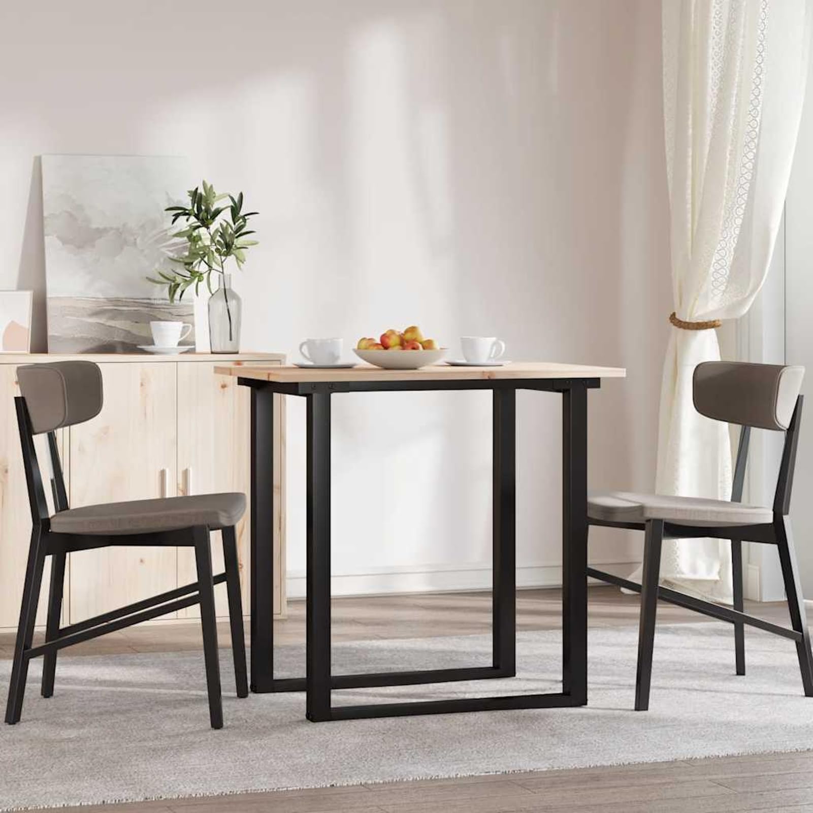 IKAYAA 1 uds Tablero para Mesa 80 x 50 x 1,7 cm, Madera de Pino, Tabla Mesa de Cocina, Tablero para Escritorio, Rectangular, Tablero de Mesa de Comedor, Mesa de Salón