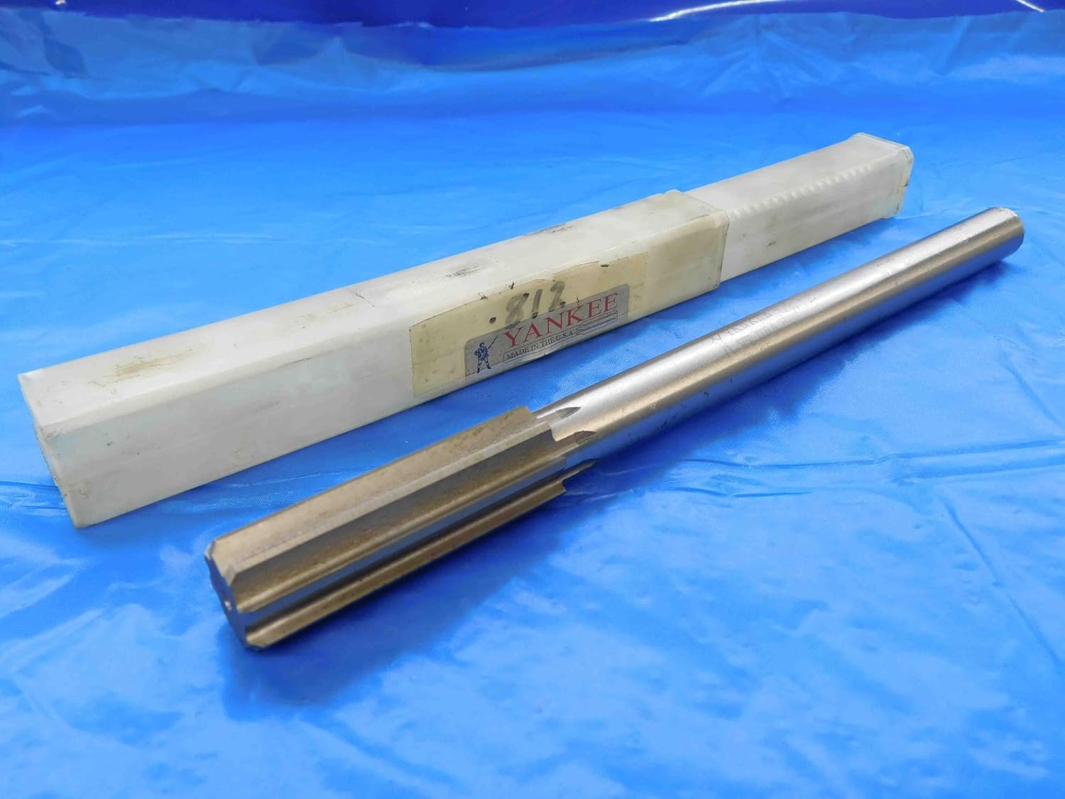 Yankee 0.8116 OD HSS Chucking Reamer 8 Flute .8116 13/16 .8125 -.0009 Undersize - JC1982AD4