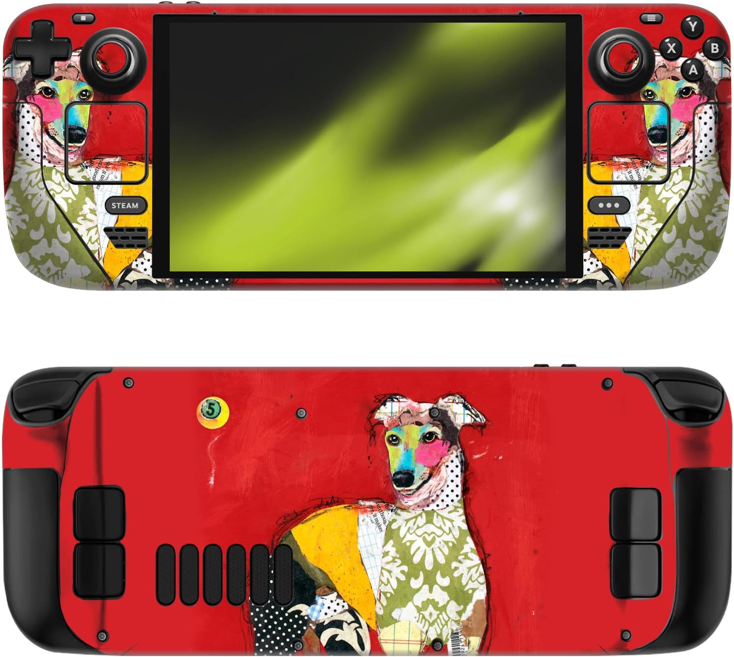 Head Case Designs Officially Licensed Michel Keck Bulldog Art Mix Vinyl Sticker Skin Decal Cover Compatible with Steam Deck OLED