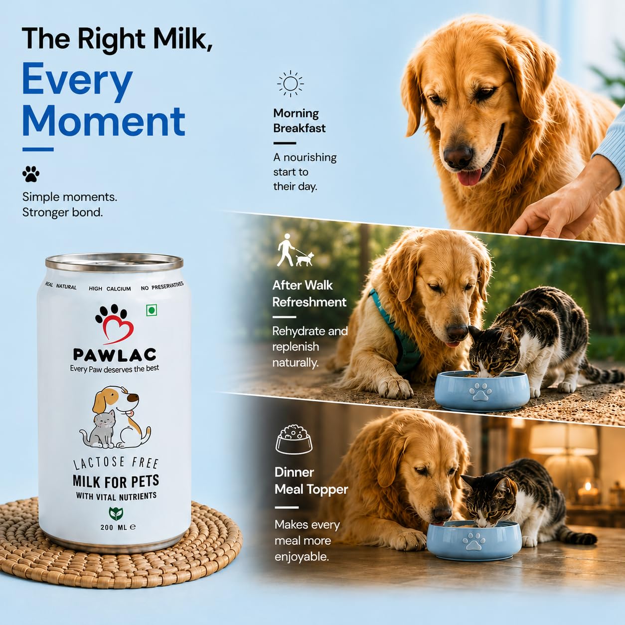 Pawlac | Everyday Pet Milk for Cats & Dogs | Lactose Free | Vet Recommended 4