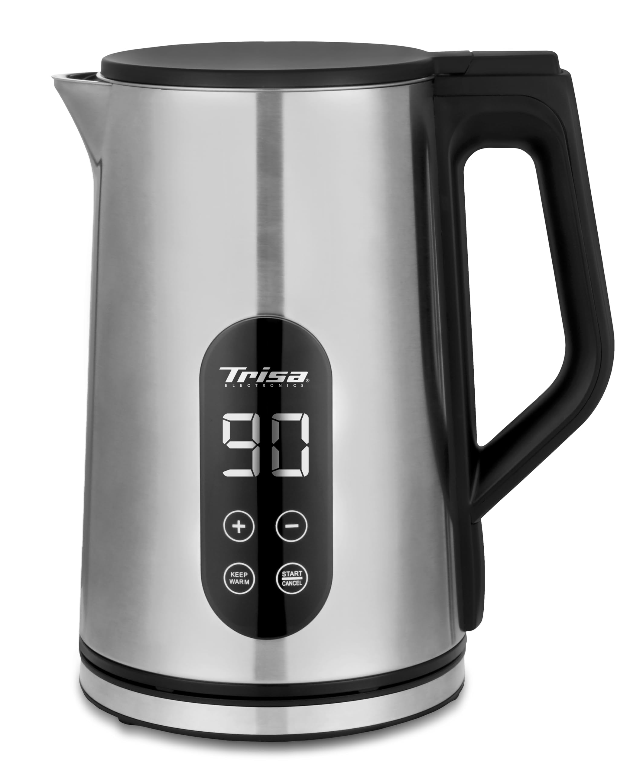 Trisa Digital Boil Bouilloire acier inoxydable Contenance: 1.7 l