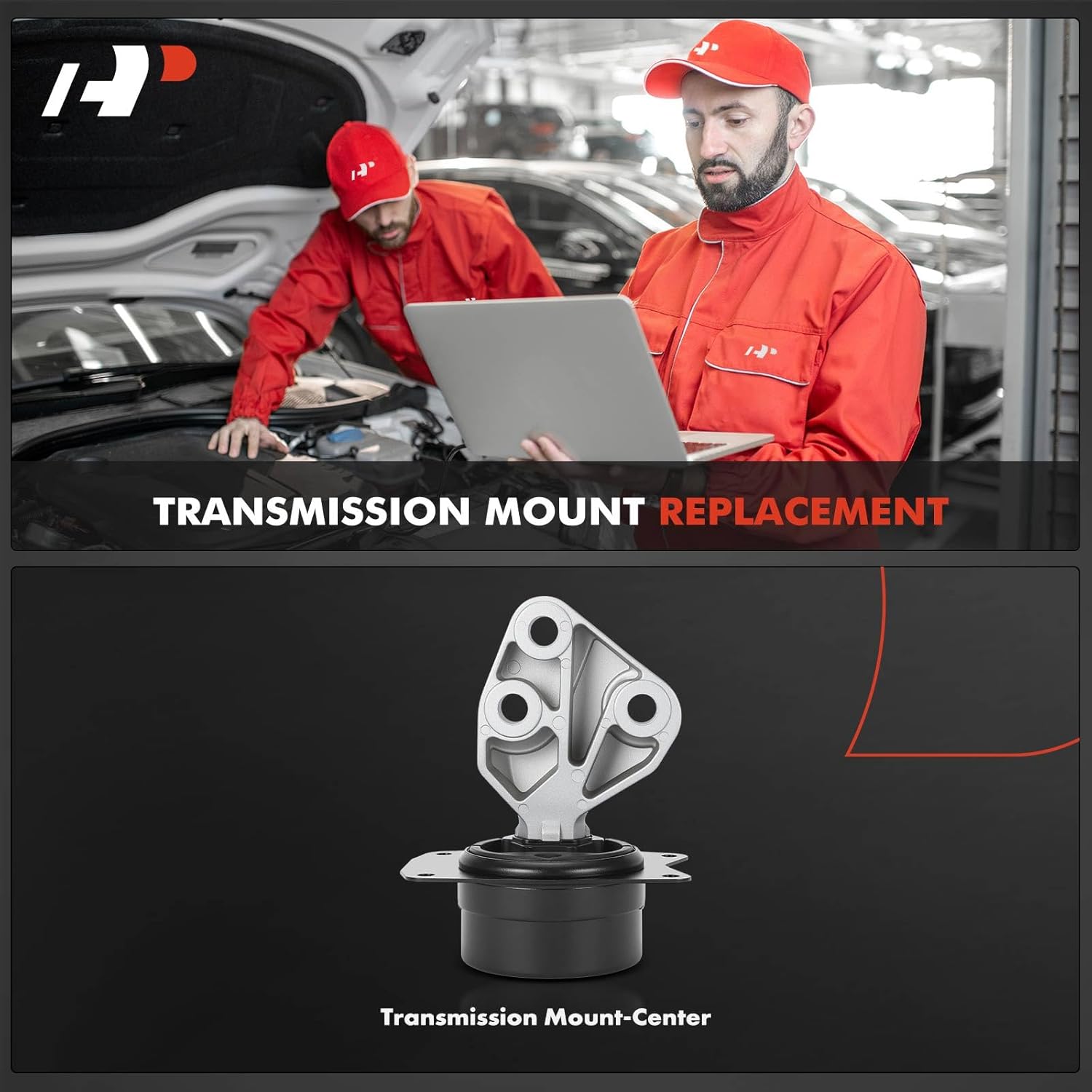 A-Premium Center Transmission Mount Compatible with Chevrolet Malibu 2013 2.5L, Automatic Transmission