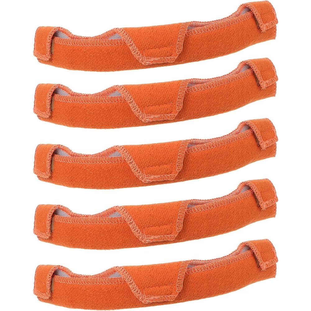 Jnchdghwa 5 Pcs Hard Hat Liner Hard Hat Sweat Bands Washable Flame Retardant Cotton Welding Helmet Sweatband Construction Hats, Chainsaw Helmets for Welding Helmet