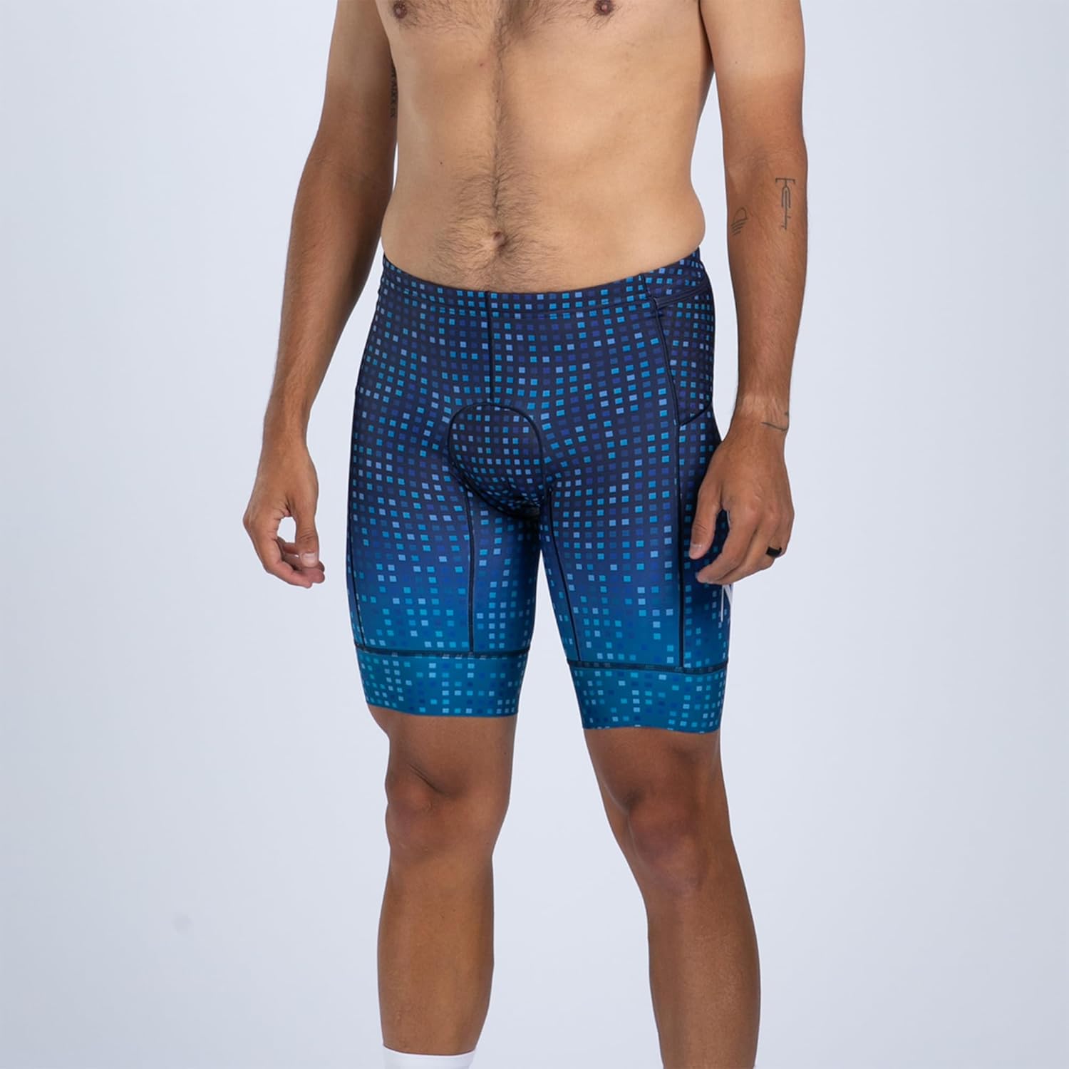 Zoot Men’s LTD 9-Inch Triathlon Shorts, Endurance Cycle Padded Shorts, for Swim, Bike, Run with Quick Drying UPF 50 + Fabric