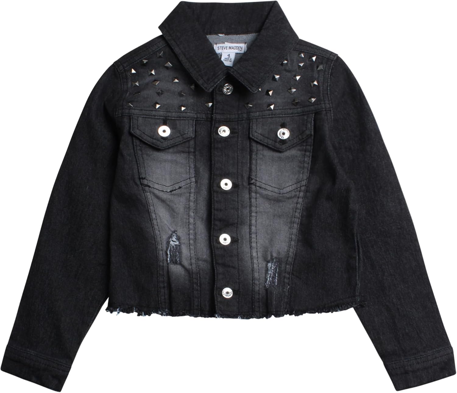 Steve Madden Girls' Denim Jacket - …